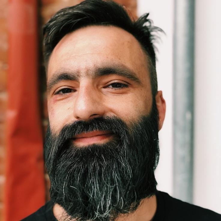 Portrait of Liam Hartwell, community mentor and Italian cuisine specialist